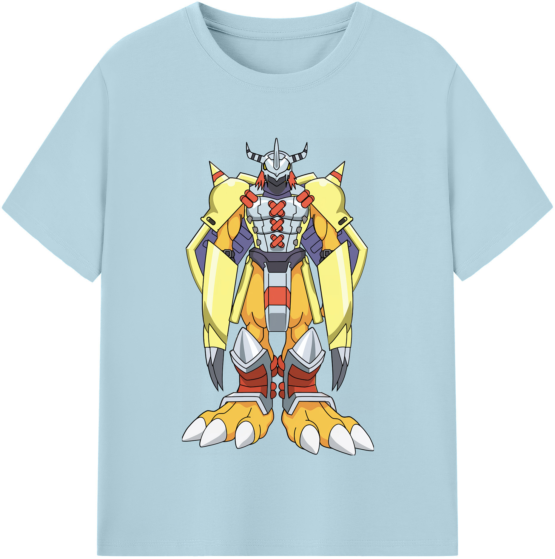 （画像用） Digimon デジタルモンスター/デジモン 綿100％半袖Tシャツ（フロントプリント）